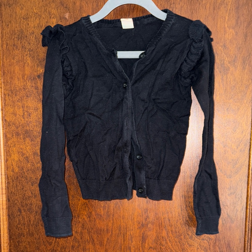 Harper Canyon Black Kids Cardigan